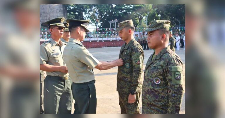 Zamboanga: Philippine Army ya promociona 1 oficial, 6 personajes del 11ID