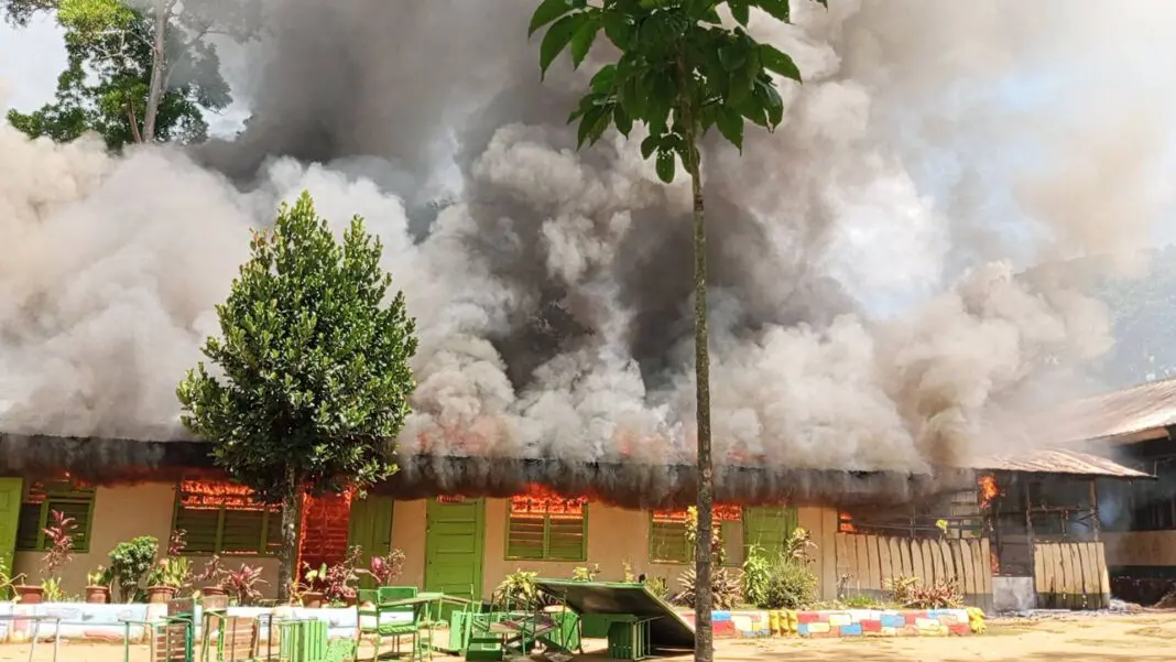Capitan Juan Integrated school fire incident