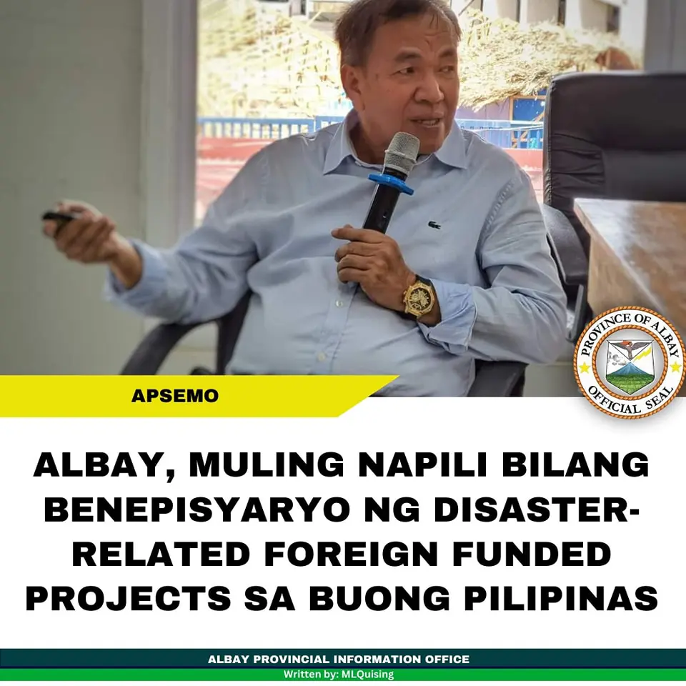 Albay Public Safety and Emergency Management Office (APSEMO) Head Dr. Cedric D. Daep