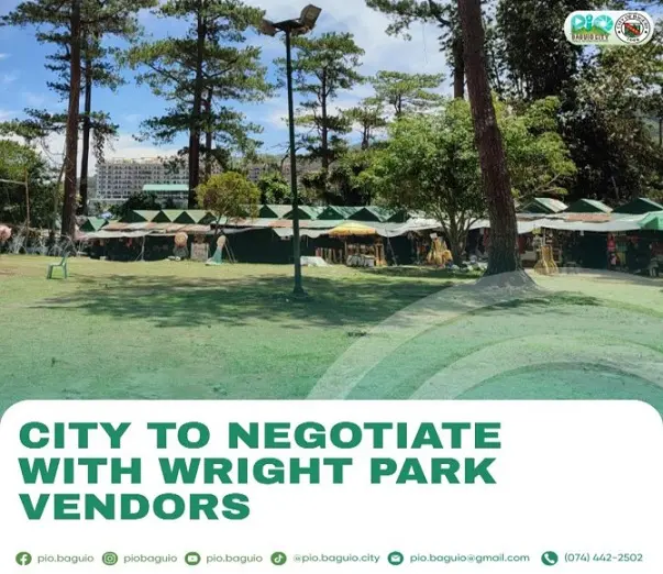 City government of Baguio to negotiate with Wright Park vendors