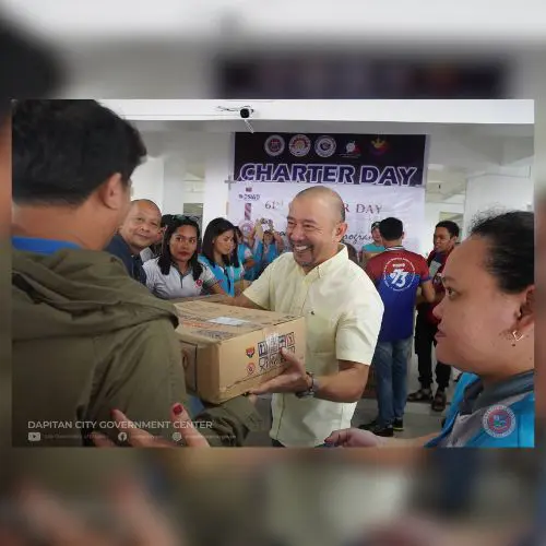 Distribution of food packs
