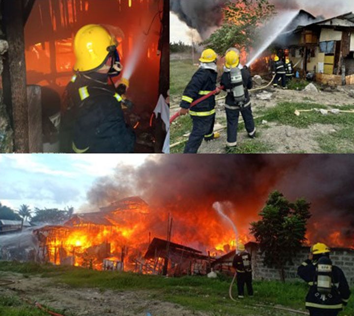 229 caserias ya man uput na incidente de incendio