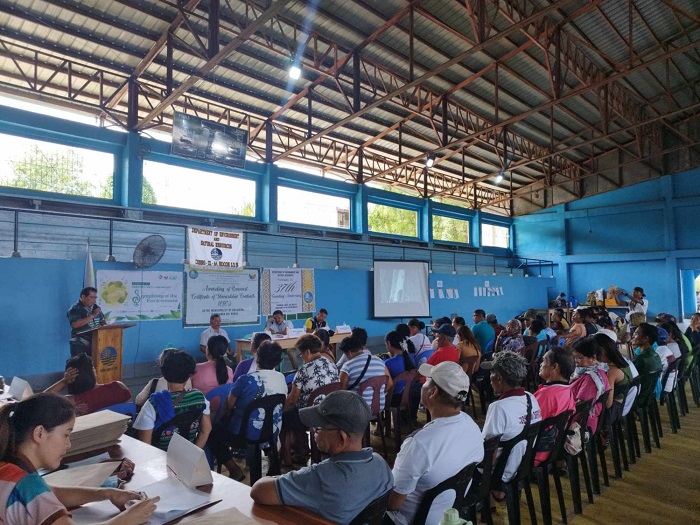 CENRO Siocon awards renewed Stewardship Contracts to nearly 200 Forestland Stewards in Baliguian