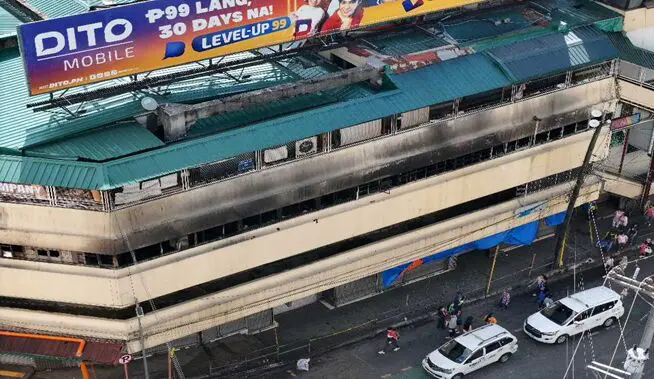Fire incident in Maharlika Livelihood Complex, Baguio City