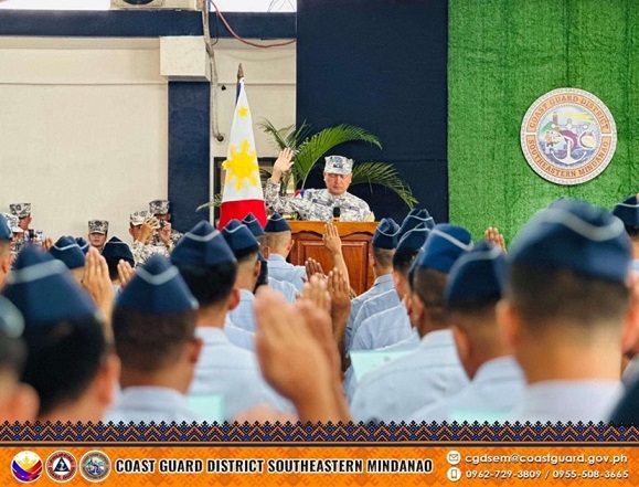 Oath of undertaking sa Coast Guard, nagmalampuson