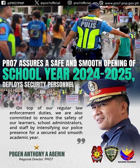 PRO-7 nihulagaway nga luwas ug malinawon ang pag abli sa klasi sa tuig 2024-2025