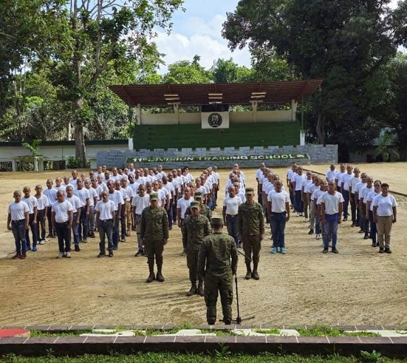 99 voluntarios civil bajo na 100 dia entreno na 11DTS