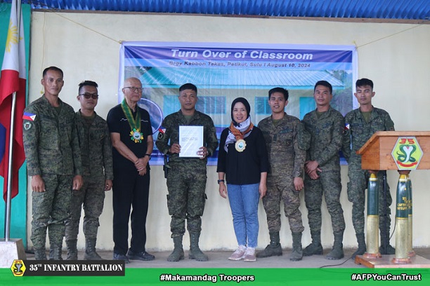 Militar, Gawad Kalinga ya hace proyecto na un escuela na Sulu