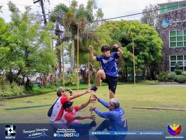 DOST-Bicol joins the Action at Inter-Agency Sportsfest Opening