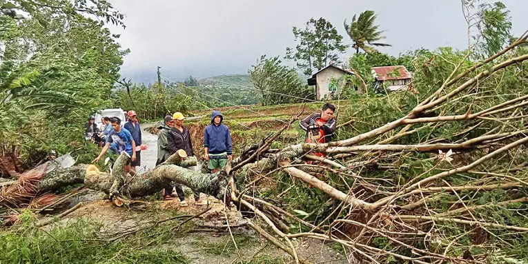 crops damaged by kanlaon volcano