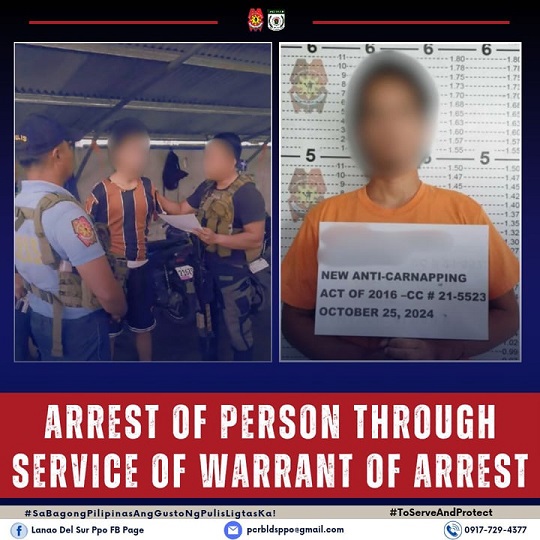 Acusao de carnaping ya aresta el policia