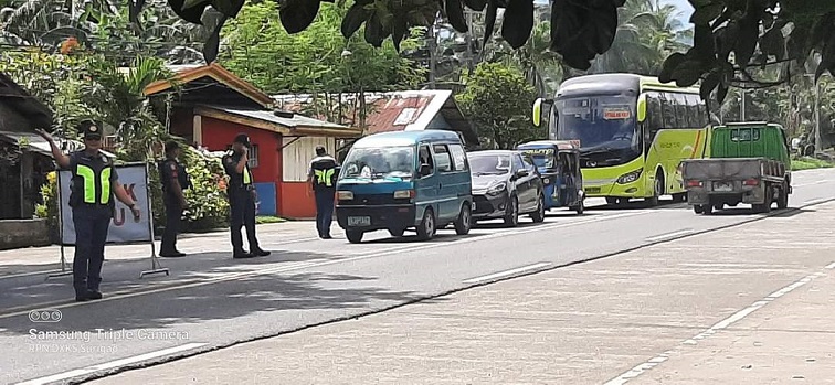 Kapulisan sa lungsod nan Placer nagpatuman sa ilang checkpoint sa mga motorista