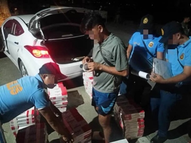 Autoridad ya aresta un chufer, ya confisca P527,160 smuggled cigarillo