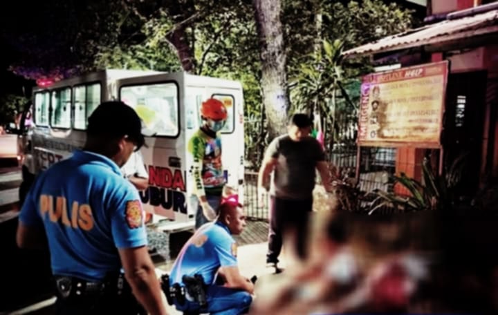 Duha ang patay ug usa ang angol sa pagpamusil sa riding in tandem didto sa lungsod sa Tuburan