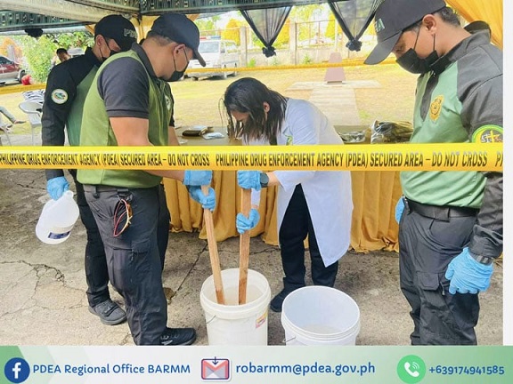 PDEA-BARMM ya destrosa P38.2 millones droga ilegal