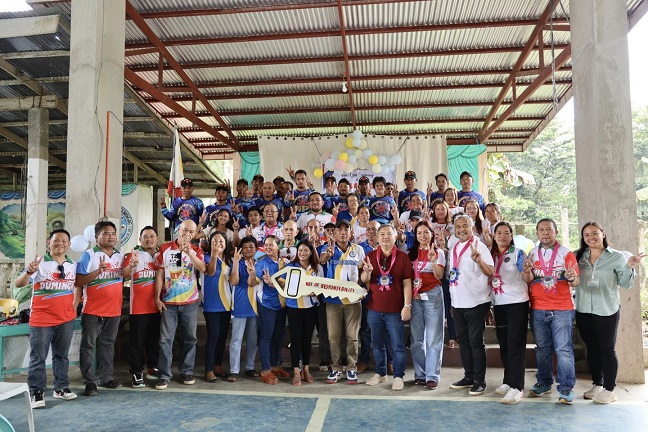 ₱2.8M Standard Covered Court sa barangay Maralag sa lungsod sa Dumingag, naturn-over na
