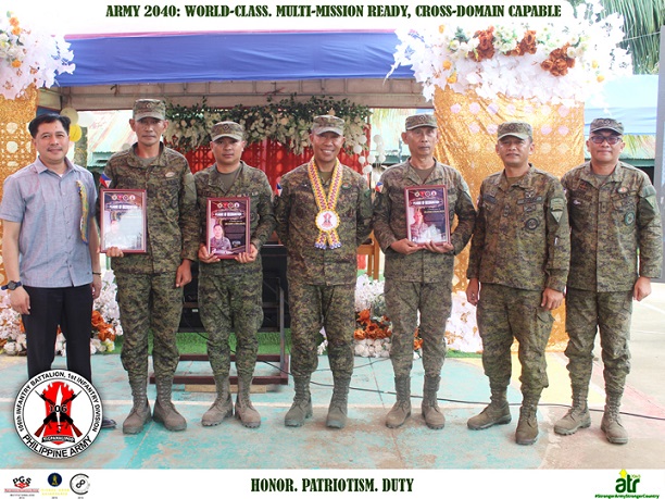 106IB ya honra con 3 soldao fielmente ya servi na AFP