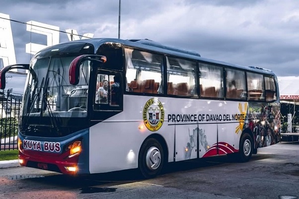 Bag-ong bus donasyon sa Rural Transit para sa Davao del Norte
