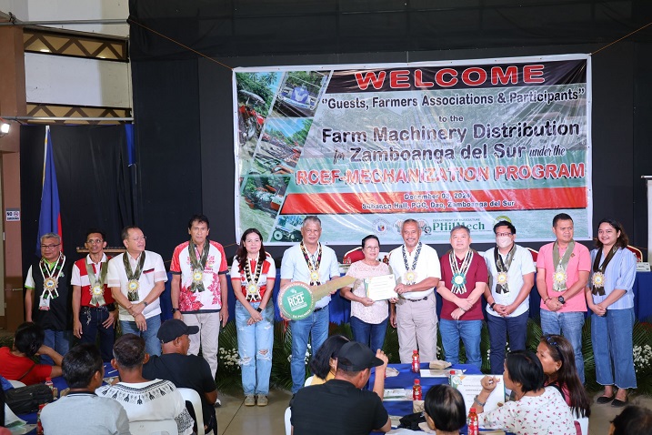 PhilMech turns over P83.8 million worth of farm machineries to Zamboanga del Sur Farmers Associations