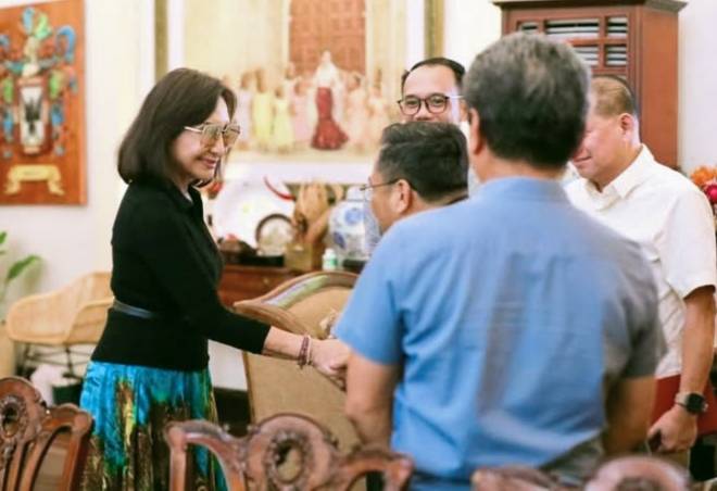 Gov. Gwen Garcia nakighimamat sa mga opisyal sa simbahan sa Sugbo