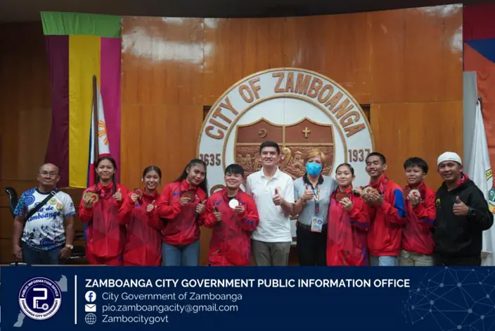Mayor John Dalipe recognizes 7 Zamboangueño athletes who won medals during the 2024 Asian Youth & Junior Weightlifting Championship