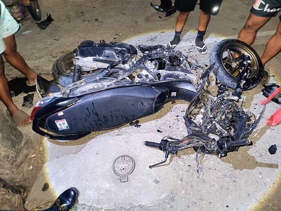 Tallo a Motorsiklo ti nairaman iti aksidente sadiay Batac