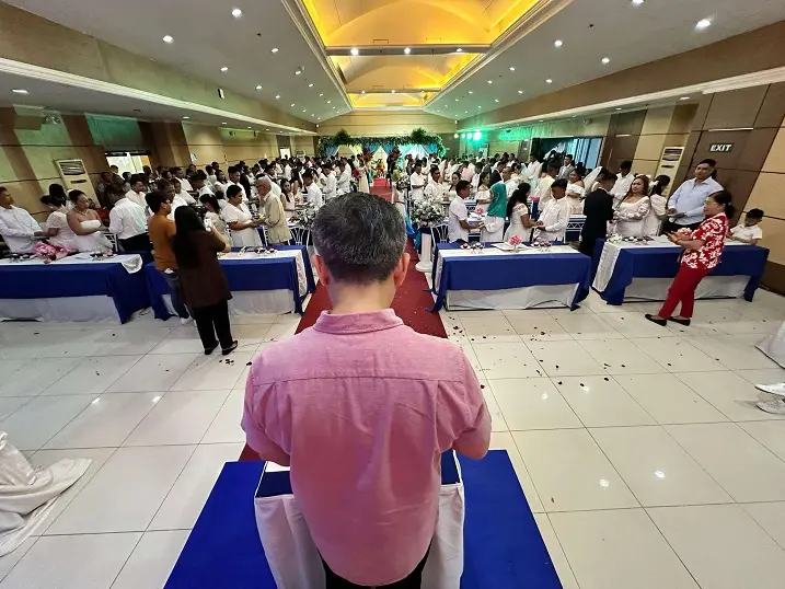 60 ka paresan ang gihiusa sa “Twogether Forever” mass wedding sa dakbayan sa Dipolog