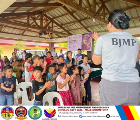 BJMP Dipolog, nipahigayon ug Read-a-book Program ug Feeding Activity