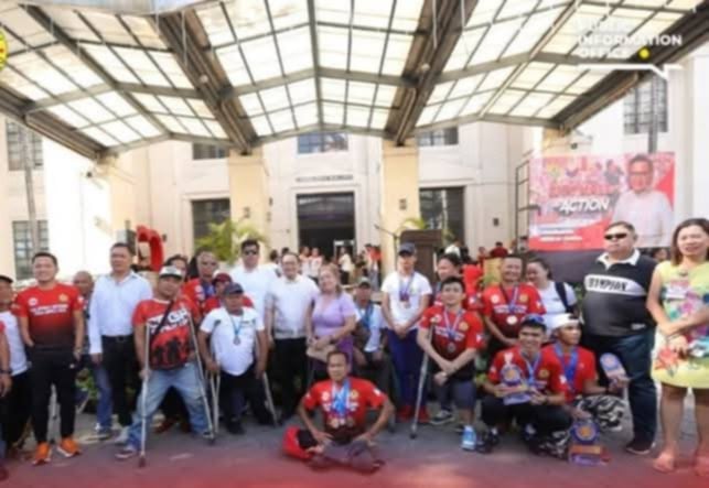 Mga atletang PWD Sa siyudad sa Sugbo gipasidunggan ni Mayor Garcia